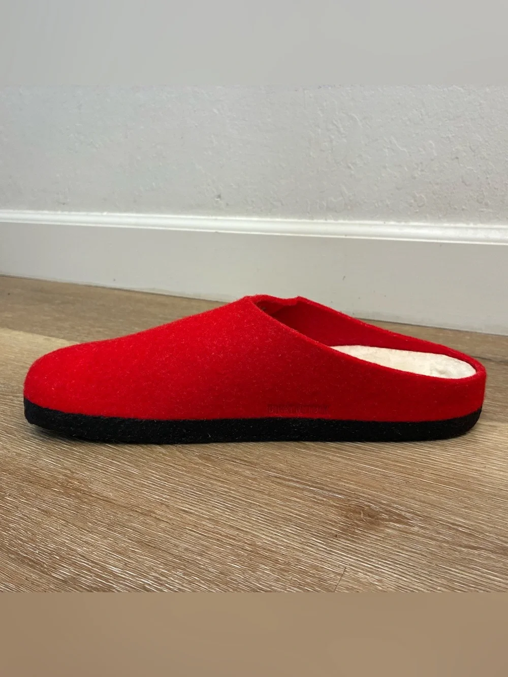 Birkenstock Zermatt Slippers Wool in The Vibrant Active Red Shoes US 12 EU 45